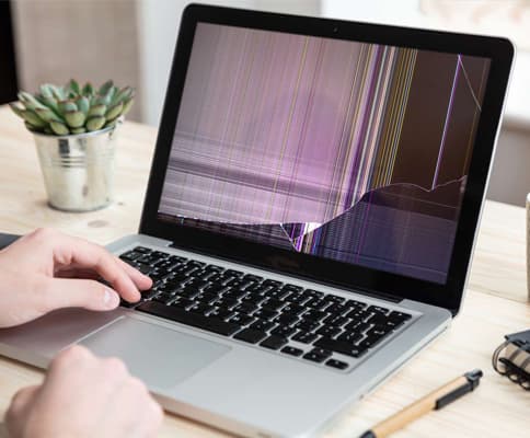Broken Laptop Screen Repair
